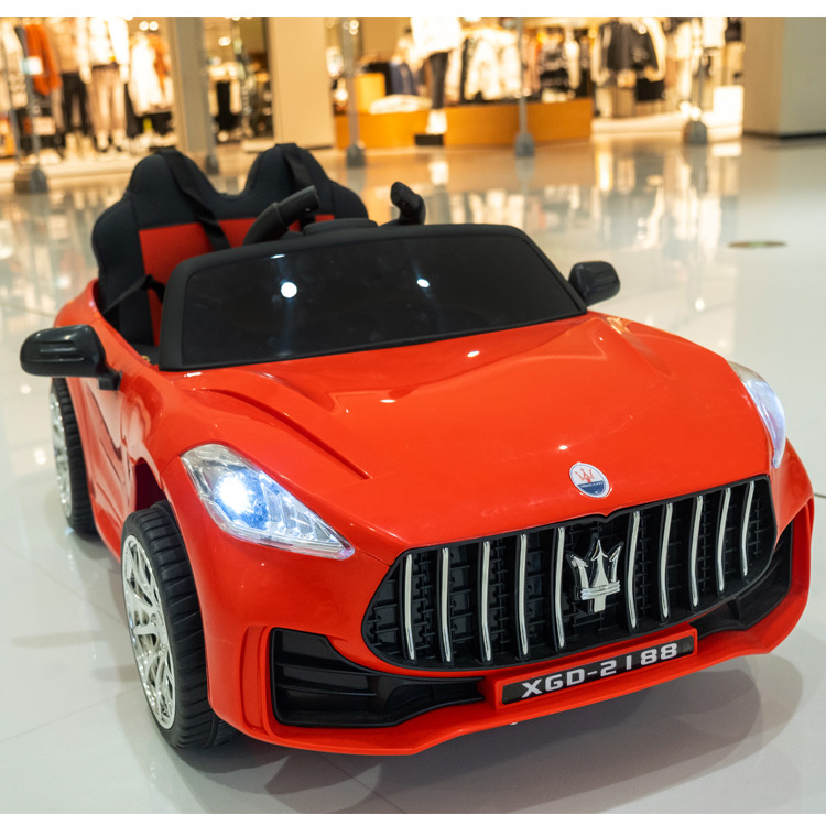 2022新款玛莎拉蒂高端儿童电动车玩具车男孩1到356岁生日礼物可坐人