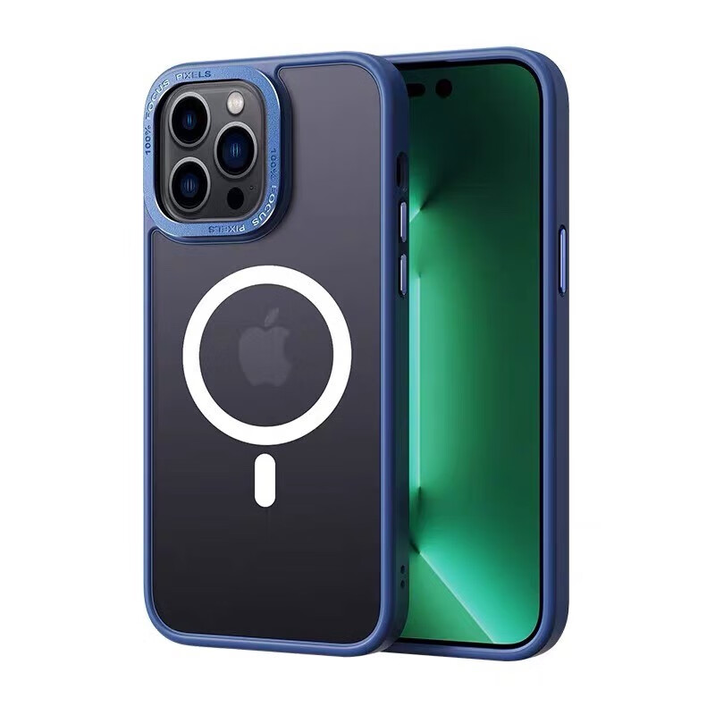 comma手机壳磁吸comma逸彩苹果iphone14promax手机壳磨砂全包防摔磁吸