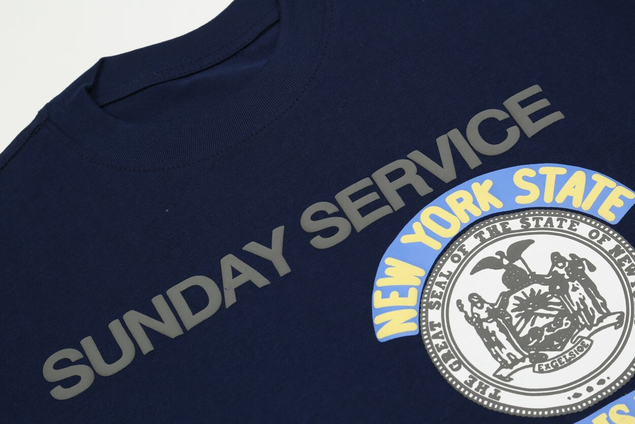 tx fog侃爷同款jesus is king限定t恤发泡印花短袖男女同款休闲宽松