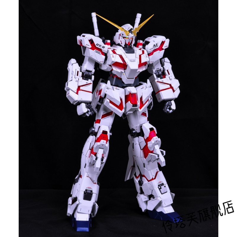 大班mg高达模型独角兽菲尼克斯强袭自由pg机器人机甲拼装玩具 绿色机