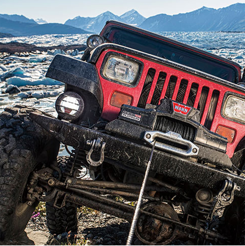 坦克300拖车绳 warn沃恩绞盘 适用坦克300牧马人新款evo越野拖车绞盘