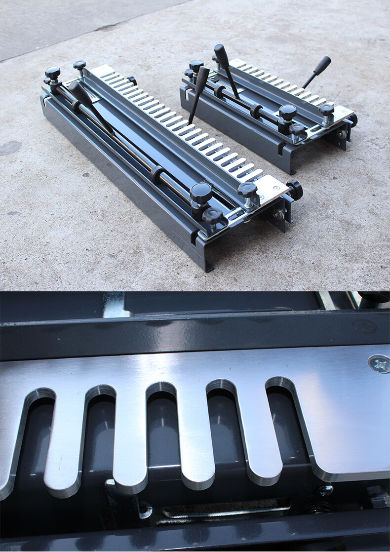 抽屉蜜蜂箱榫卯机燕尾榫槽机12寸半透夹具手持电动雕刻机燕尾刀1支