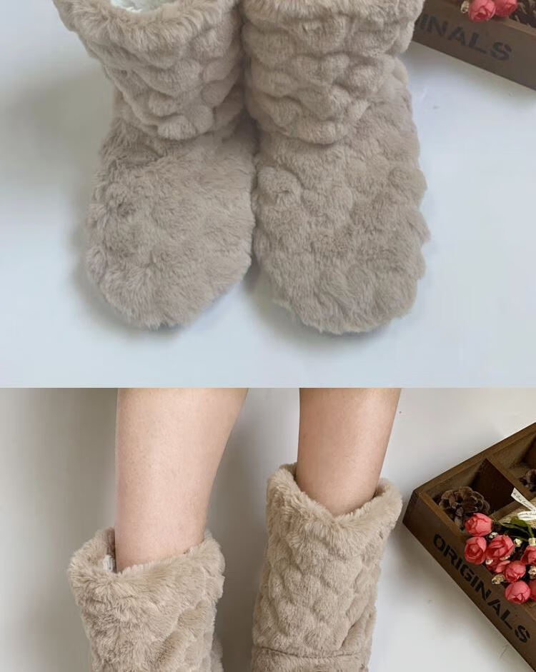 日本进口品质高端脚套护脚保暖冬季加绒加厚毛绒暖脚袜套护脚腕脚脖