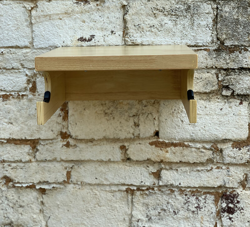 木质自行车挂架 墙车架自行车挂墙停车架 单车室内挂墙架 本色