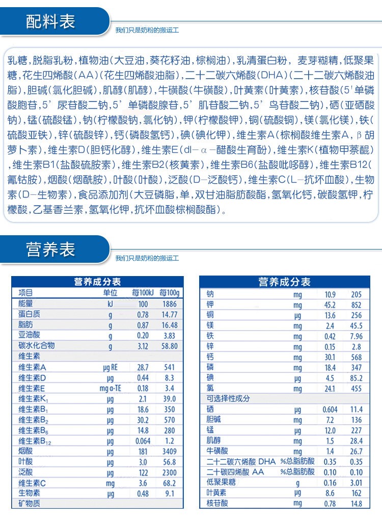 【惠氏官方店】惠氏(wyeth)奶粉金装旗舰版s