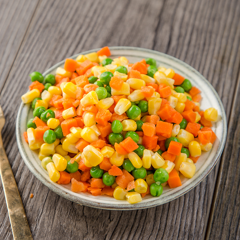 什锦菜2kg冷冻蔬菜美式杂菜速冻青豆玉米粒胡萝卜