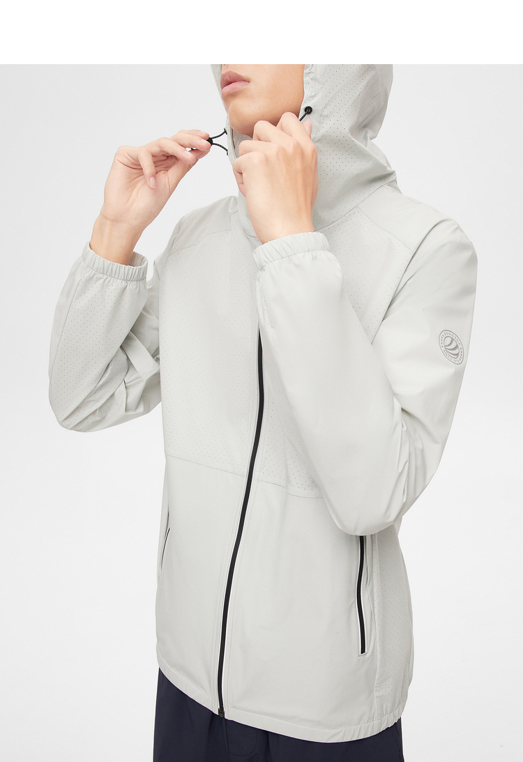 【upf55 】波司登凉感防晒衣短款男22年夏季透气防晒服男亲肤高弹力防