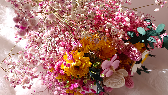 新品云南干花花束混搭永生花满天星银柳送礼居家插花花艺仲夏不含花瓶