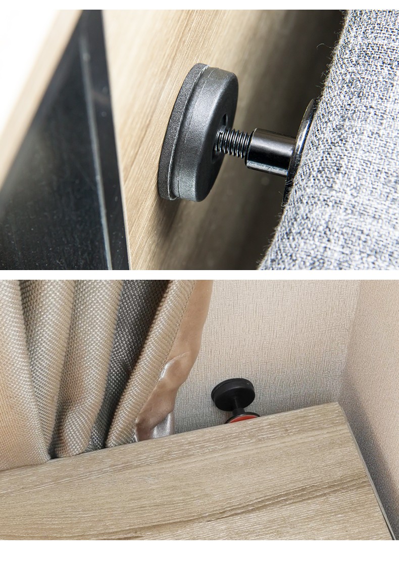 普梅吉特可调节床头固定器防摇晃动防撞神器垫贴摇支撑稳定器墙顶床