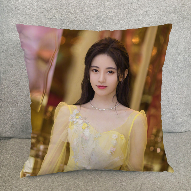 鞠婧祎抱枕snh48鞠婧祎抱枕双面高清定制抱枕被子靠枕定做枕头印照片
