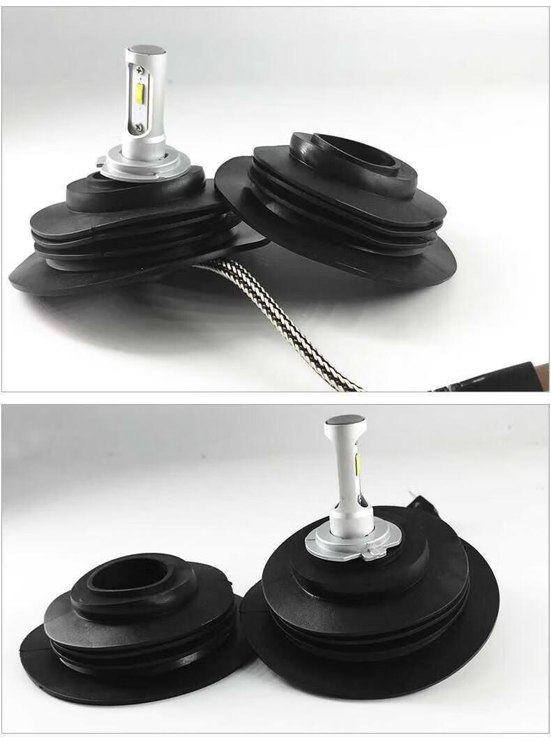 汽车led大灯防尘套改装车灯通用防尘盖容散热 led车灯防尘罩 c6款