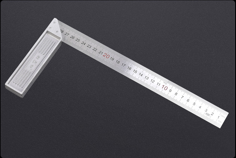 木工直角尺90度高精度不锈钢多功能大号工业级方尺加