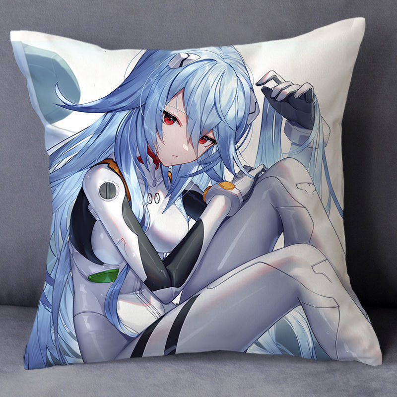 绫波丽抱枕头靠背靠垫绫波丽长发eva新世纪福音战士cos漫画周边定制