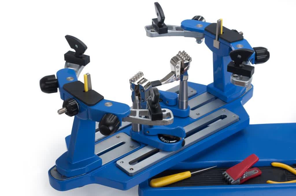 新款手摇拉线机羽毛球拍网球拍两用穿线机立式缠线机拉线器