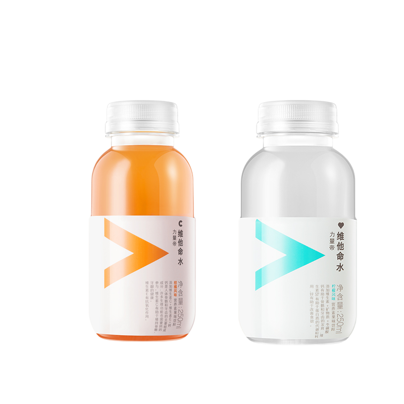 农夫山泉 力量帝维他命水250ml*12瓶 能量饮料饮品瓶装柠檬味柑橘味多