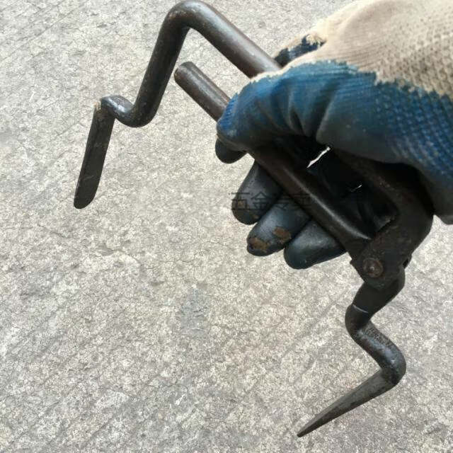 王付传上海砖夹子锻打弹簧钢砖夹省力快捷砖钳红砖多孔砖方孔砖夹