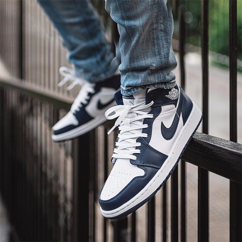 潮nike耐克aj男鞋夏季篮球鞋airjordan1aj1禁穿黑曜石脚趾运动鞋板鞋