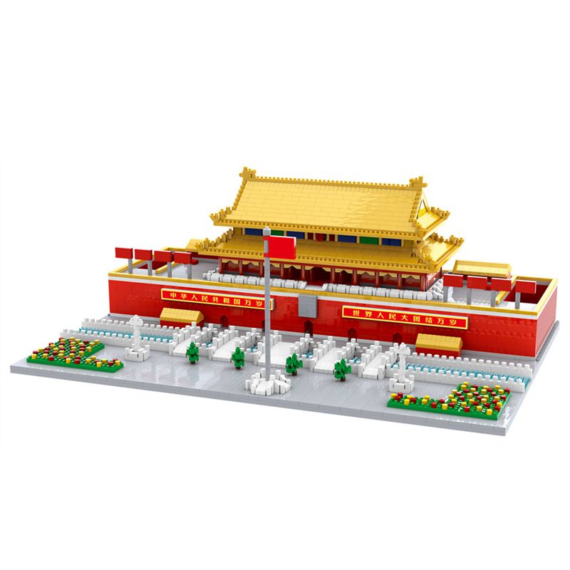 樂高lego積木微型小顆粒故宮模型中國風建築成年高難度拼裝玩具自營