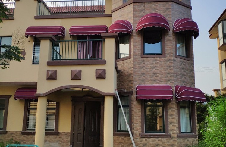 定做折叠法式蓬遮阳篷西瓜棚门上门头遮雨棚窗户雨篷咖啡厅装饰篷固定