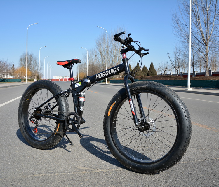 粗轮胎自行车20/26寸粗宽4.