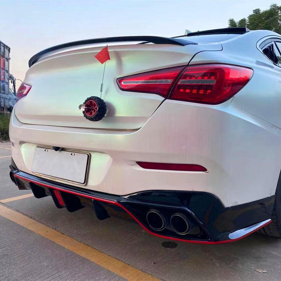 适用于红旗h5尾翼18-22款h5爆改装运动前后唇包角侧裙边大小包围尾翼