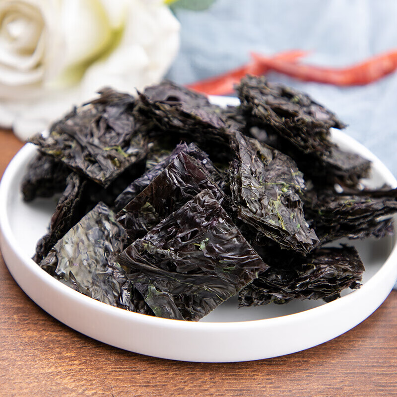 新货生紫菜干货100g 福建霞浦无沙免洗海苔紫菜汤年货 100g
