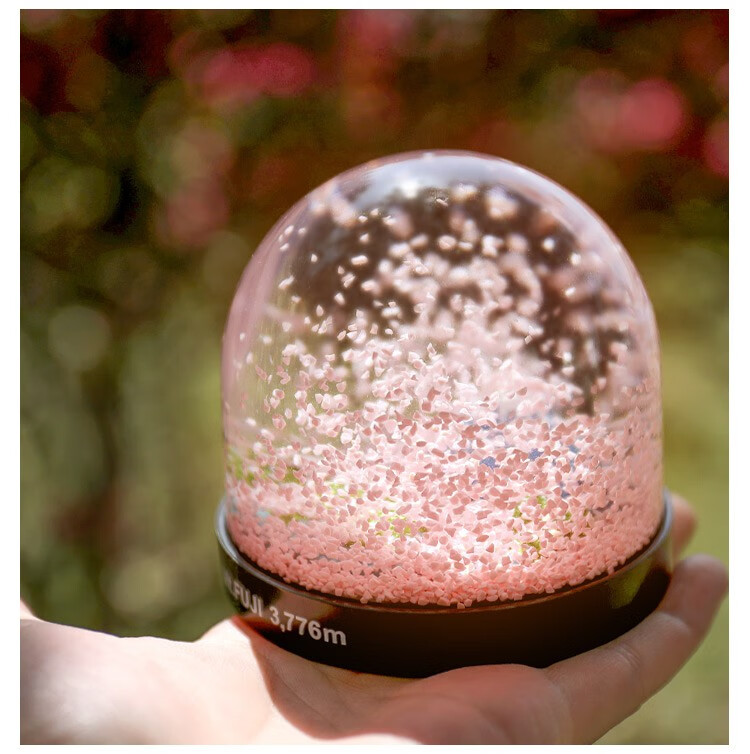 日式和风京都日本礼物富士山水晶球浪漫樱花雪花三八节摆件教师节送