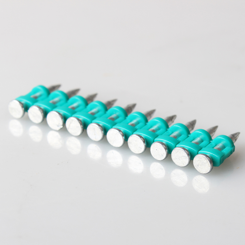 气动连发钢钉水泥钉瓦斯钉钉子瓦斯射钉混凝土钉子联连排钉19mm一盒