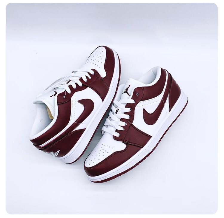 【官方自营旗舰店】air jordan aj1 low 深酒红女款低帮休闲运动篮球