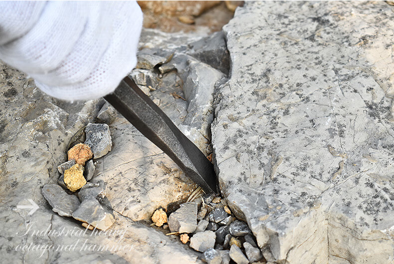 凿子石工破石头工具扁头錾子手工水泥尖凿平头石匠钢凿特钢劈石器250