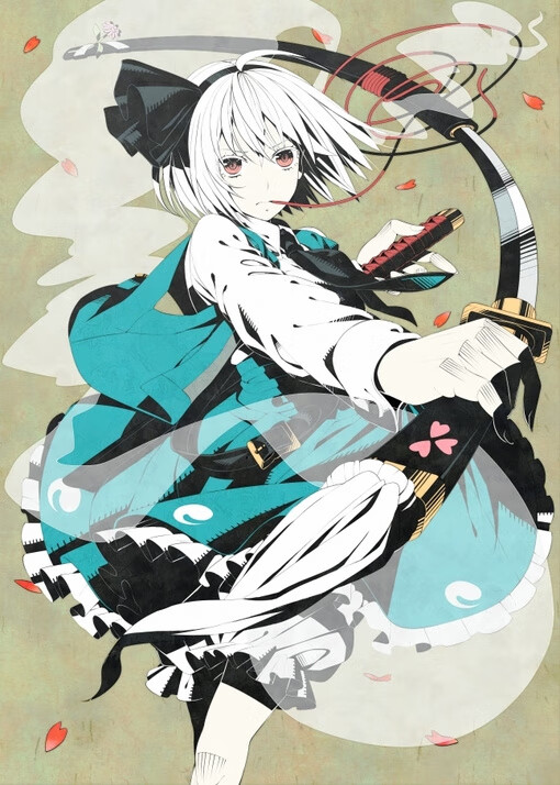 新品东方project 白楼剑楼观剑cos刀魂魄妖梦刀 天星剑动漫刀剑未开刃