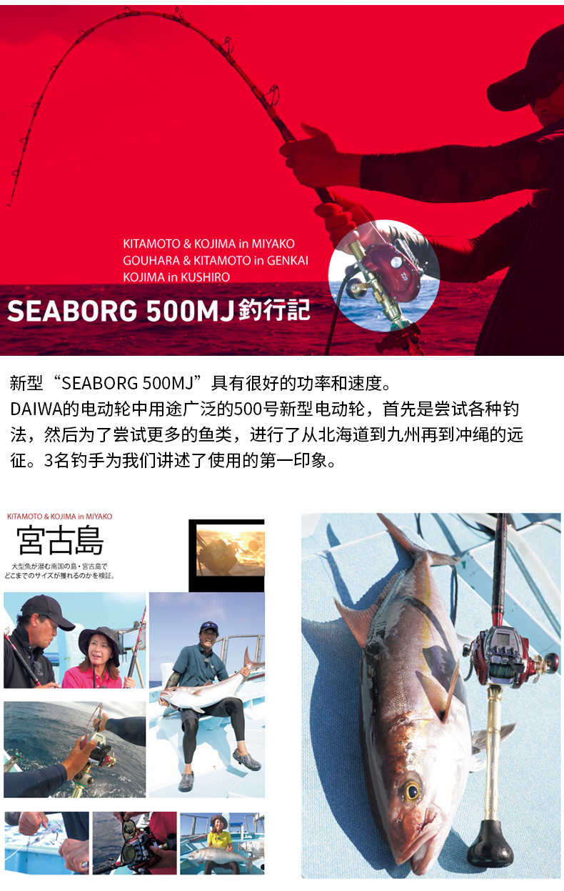 Daiwa达亿瓦seaborg 500mj 电动轮电绞轮日本原装进口海钓轮船钓轮钓鱼轮渔轮500mj 图片价格品牌报价 京东