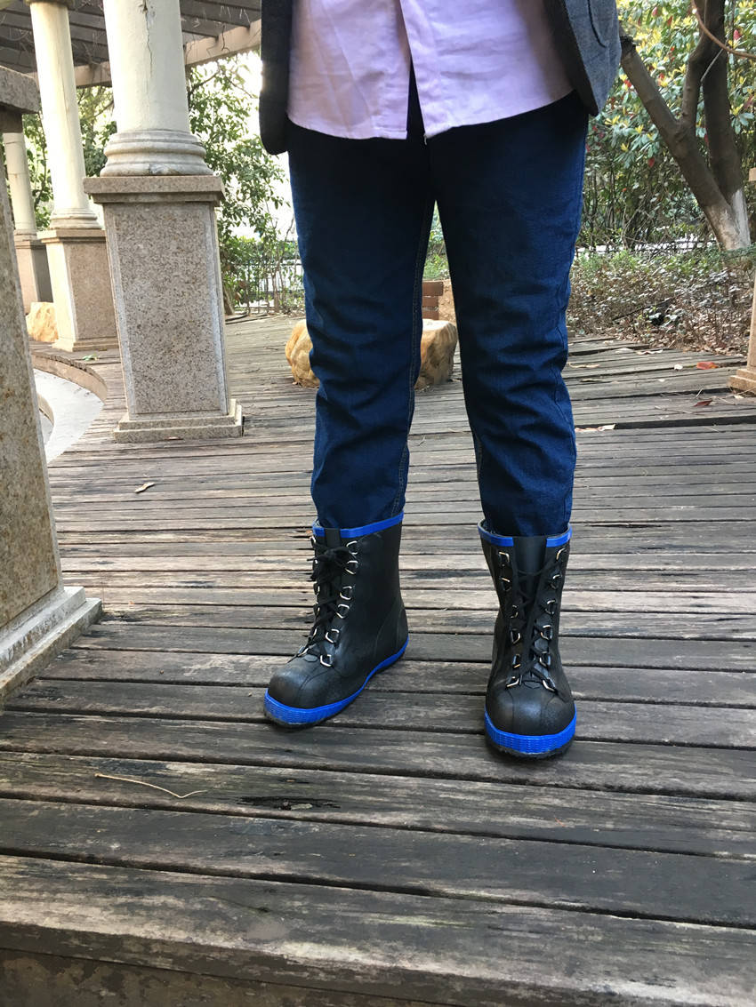 超高超大筒围男款雨鞋雨靴高筒靴防水鞋男胶鞋套鞋大码4748码保暖品质