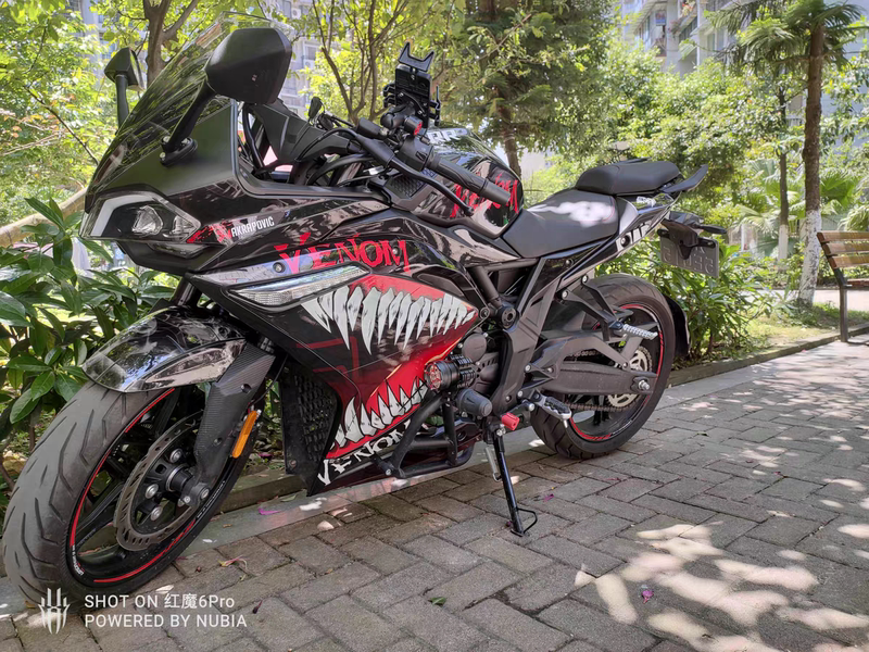 隆鑫無極500r 300rr 250rr貼紙改裝配件全車貼花版畫個性貼膜防水