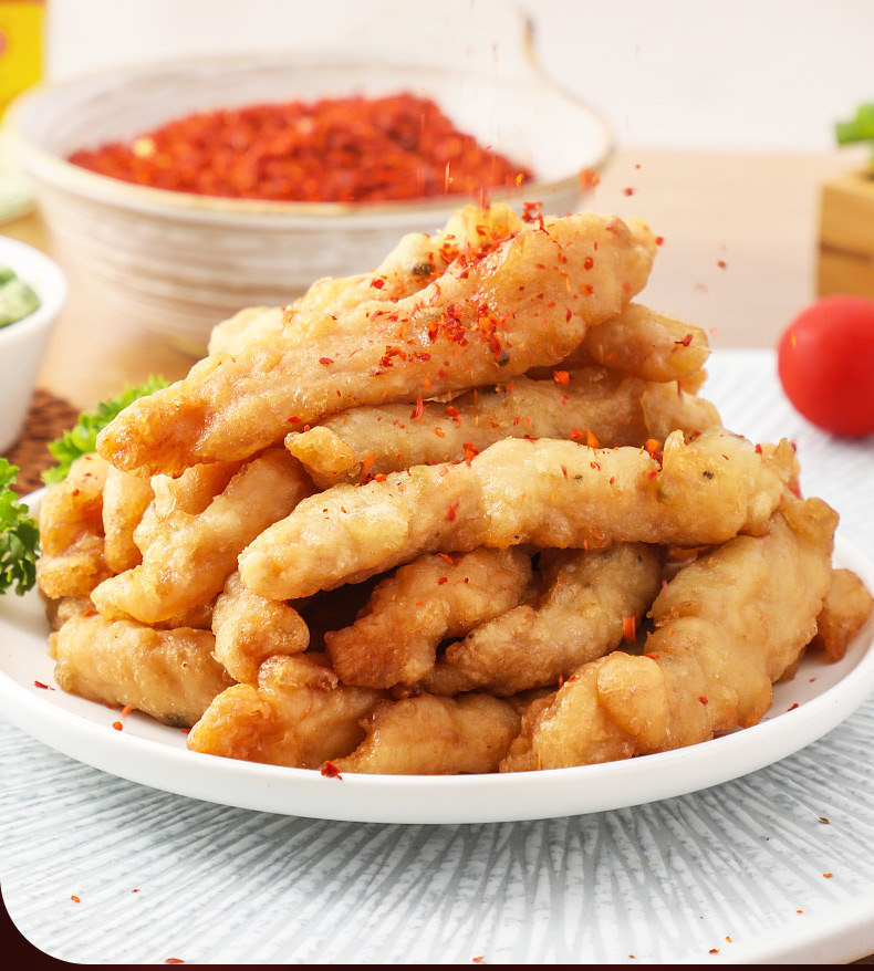 七味虎小酥肉200g袋夜宵油炸川味小吃半成品火锅食材休闲零食试吃装