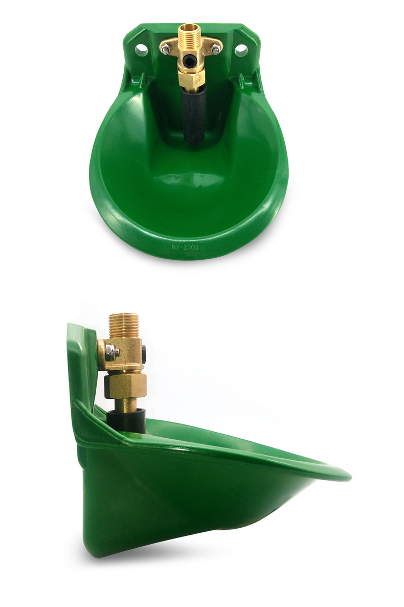 羊水碗羊用自动饮水器加厚铜阀门塑料喝水碗养羊设备器械羊饮水碗 铜