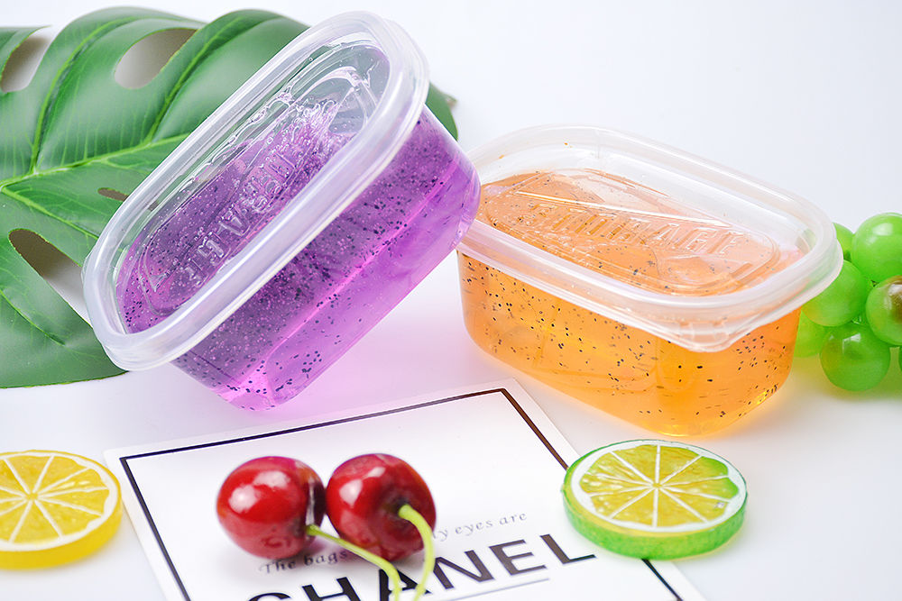 网红果酱起泡胶帐篷泥起泡泥气泡胶快手款解压玩具 【透明果酱】蓝莓