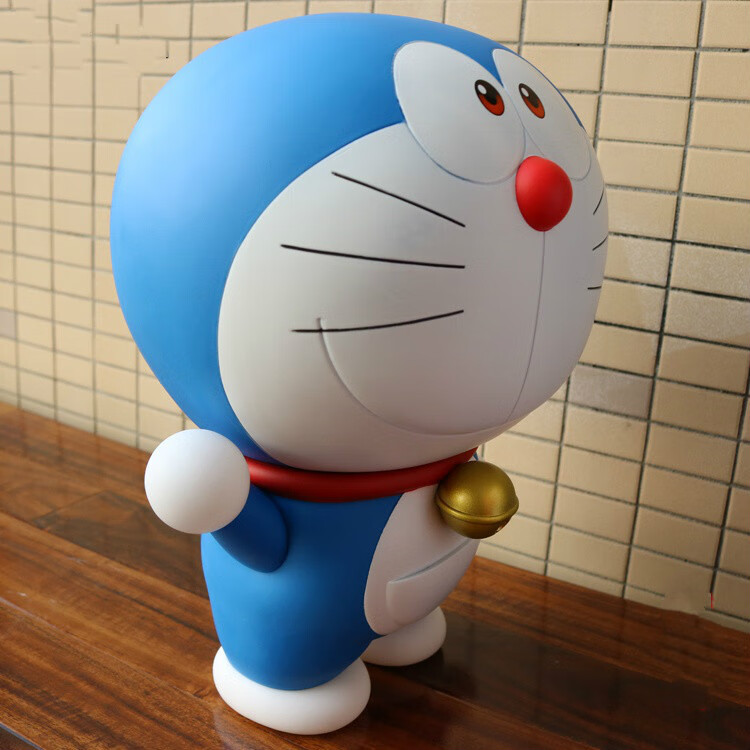 大号哆啦a梦手办叮当猫公仔摆件80周年电影纪念款女生礼物机器猫蓝胖