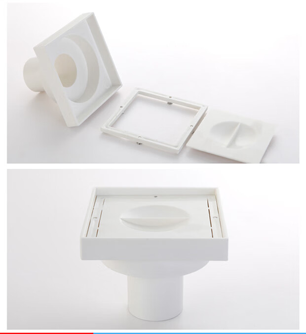 地漏预装器预埋器加厚pvc地漏预埋盒阳台卫生间浴室下水地漏防臭 (插