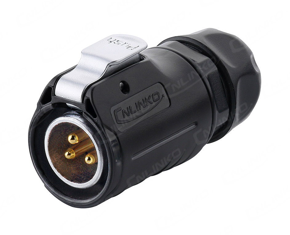 凌科电气lp20系列电源插头插座法兰快速插拔航空插头防水连接器 lp-20