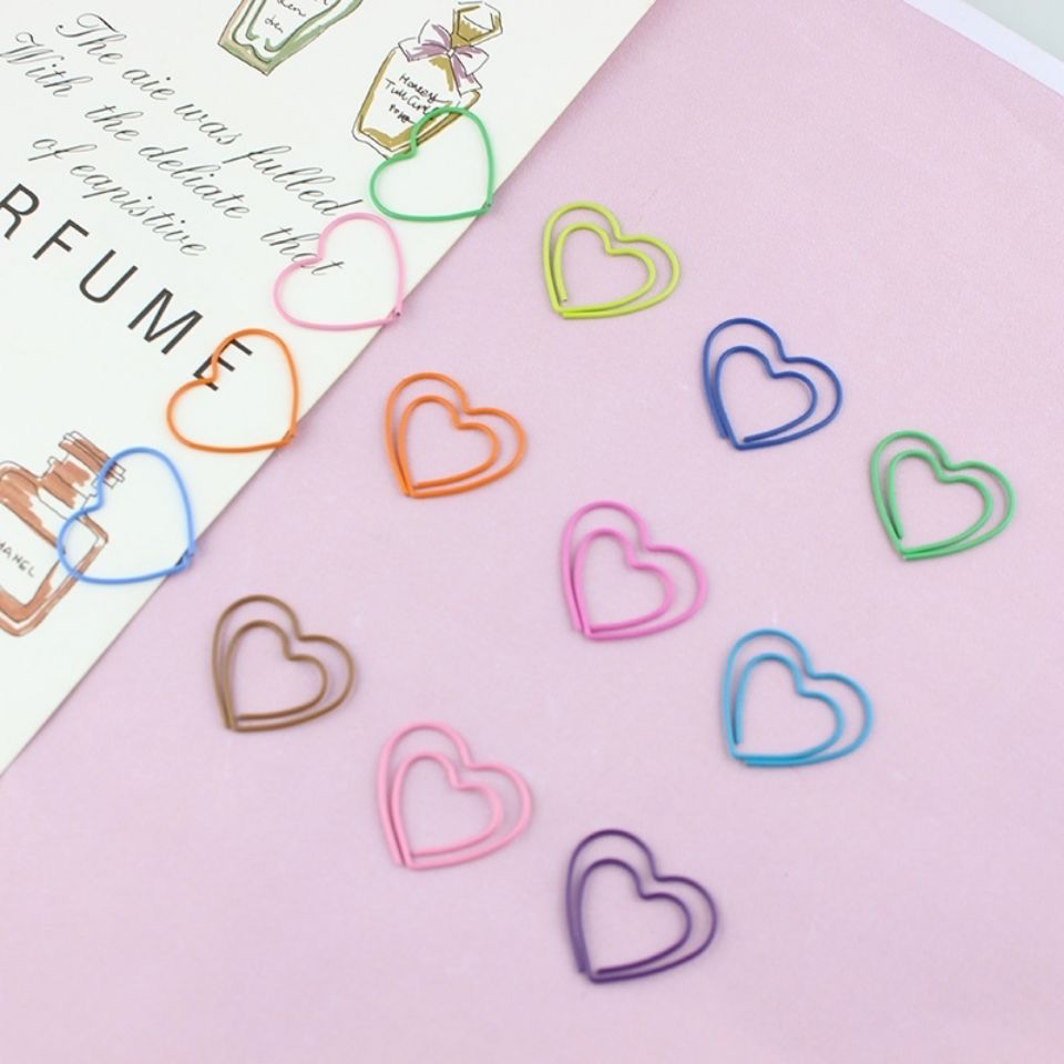 双面心形回形针(混色5个)【图片 价格 品牌 报价】-京东