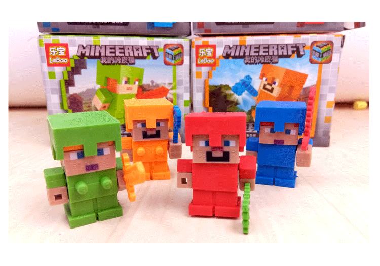 末影龙橡皮擦我的世界玩具橡皮擦 卡通 拼装可拆卸diy末影龙儿童创意