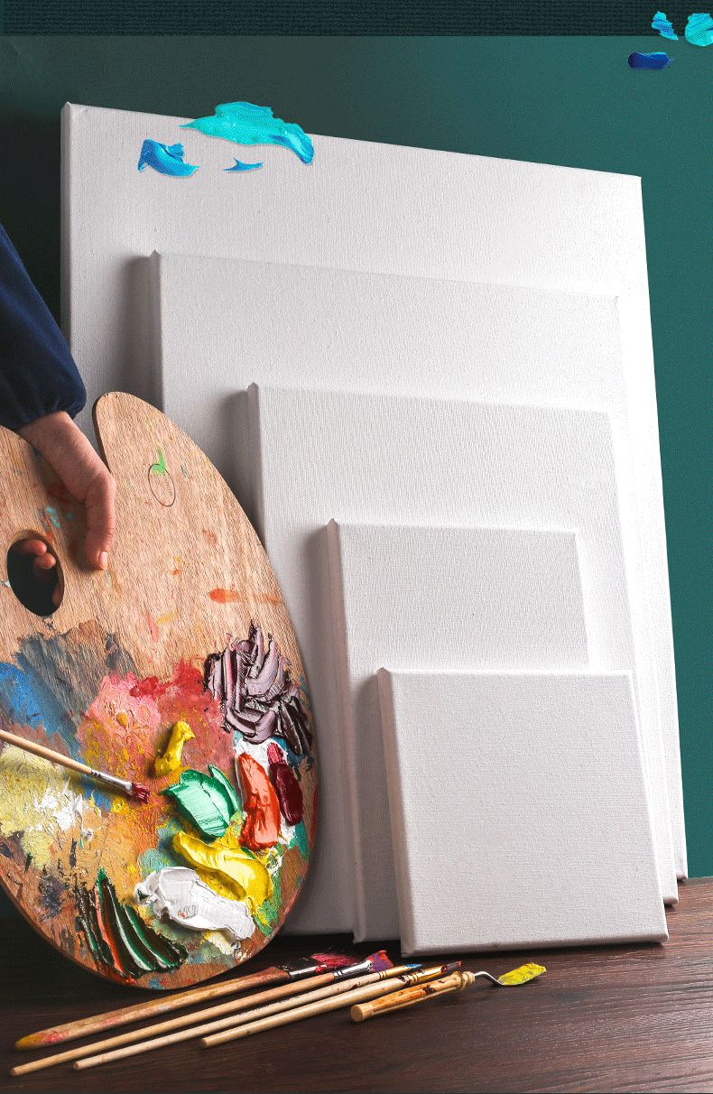 油画框 油画框油画布亚麻画板大布面丙烯颜料练习写生手绘材料工具