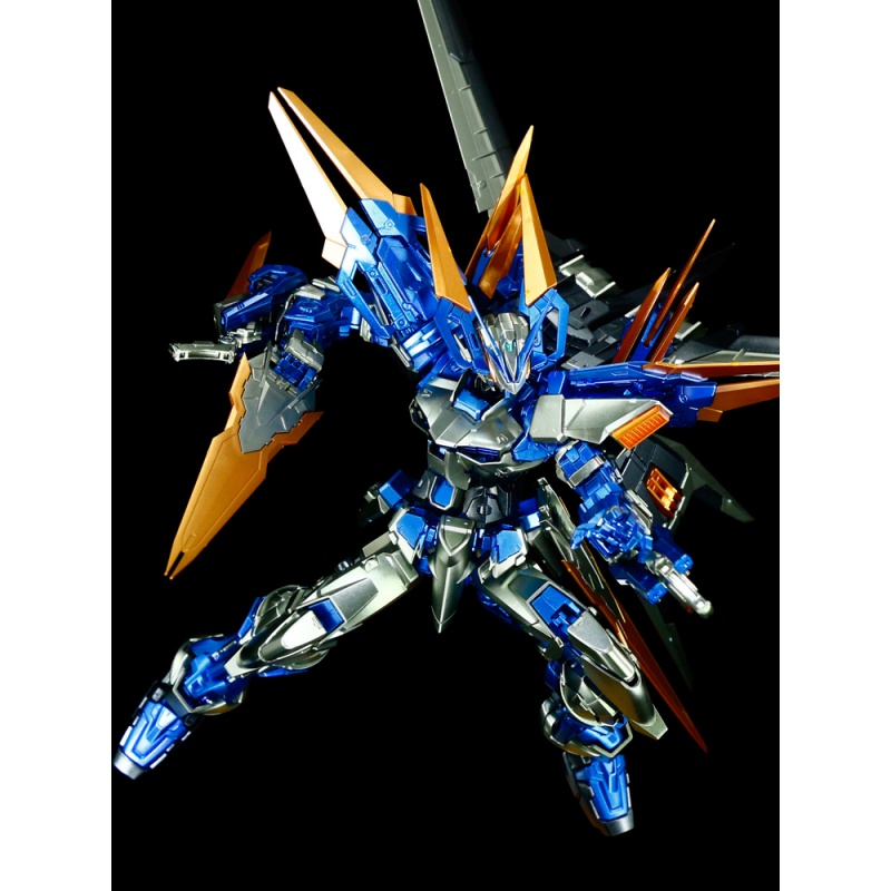 定制高达模型金属着色mg蓝色异端d型迷惘铂金高达拼装模型敢达 铂金蓝