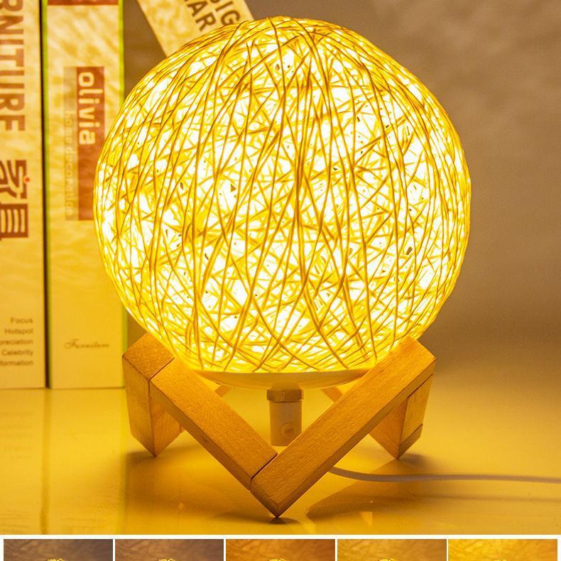 藤球许愿灯姐妹实用生日礼物小夜灯闺蜜小礼物房间少女心装饰品 15cm