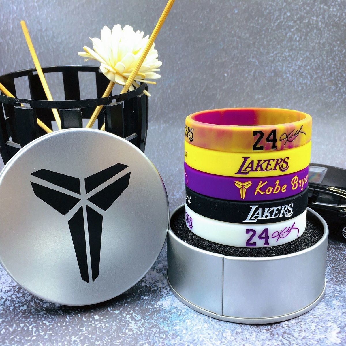 科比库里杜兰特篮球手环nba夜光手链硅胶运动球星男小号17cm建议105斤