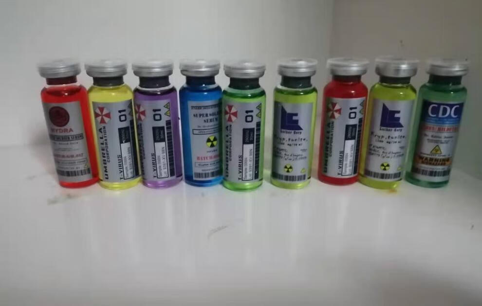生化危机病毒周边 生化危机周边t病毒g病毒西林瓶注射器模型 t-virus