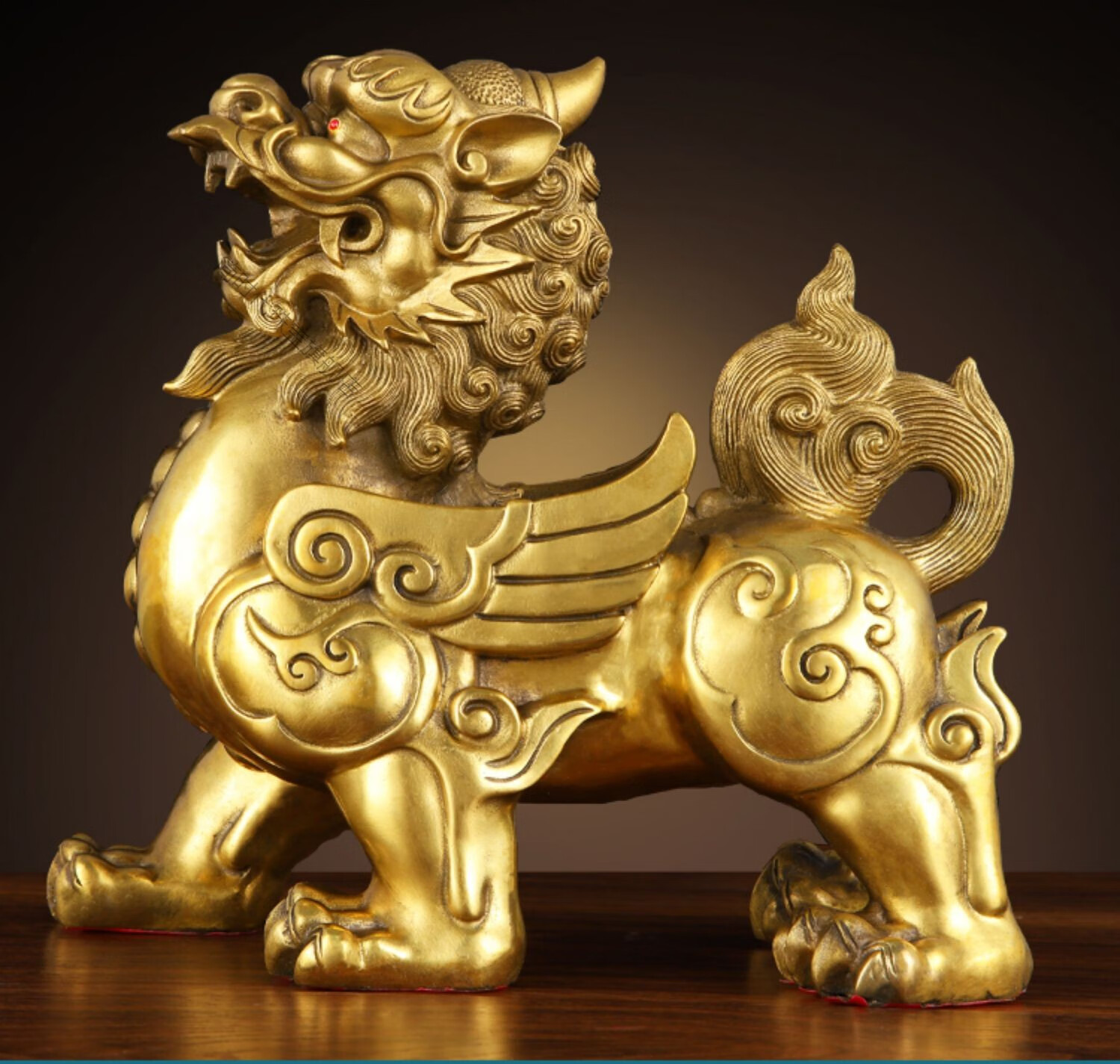 简时代铜貔貅摆件一对纯铜貔恘皮丘家居客厅店铺办公室大号貔犰开业