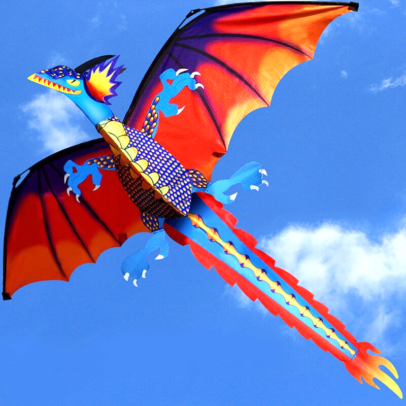 潍坊风筝儿童3d立体恐龙风筝翼龙风筝大型成人轮线卡通微风易飞亲子