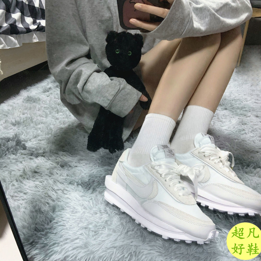 耐ke官网旗舰店【旗舰官方店】sacai lvd华夫6代饼干鞋联名双钩网纱皮